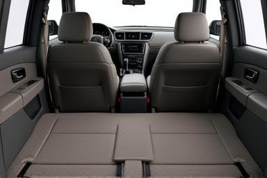 Immaculate and vacuumed SUV interior after detailing service